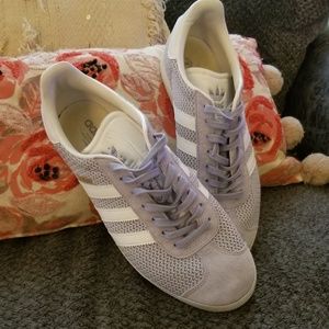 Womens Lavender Gazelle Adidas Sneakers (10)